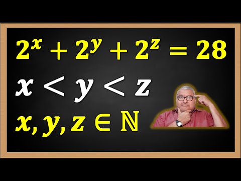 Learn to SOLVE EXPONENTIAL Equations of 3 VARIABLES Step by Step