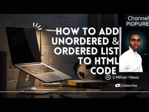 How to add Ordered and Unordered list