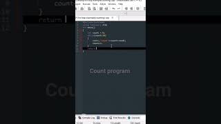 "Learn Counting in C++ | Simple Loop Program for Beginners#shortvideo #cplusplus #programmingcourse