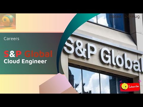 S&P Global - Cloud Engineer, #job #youtube #youtubeshorts #freshers #clouds #awstraining