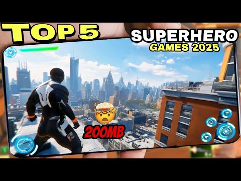 Top 5 Spider Man Games You MUST Play 🔥 Spider Man Games 2025 | High Graphics 