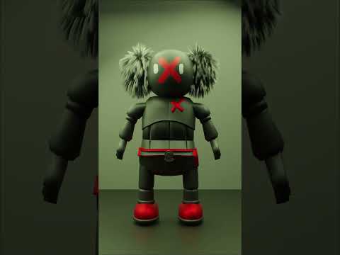 Creating a Game-Ready Cartoon Character in Blender | 3D Model Reveal #characterdesign #blender3d