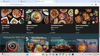 Food Delivery Website UI | HTML CSS Project | Frontend Practice
