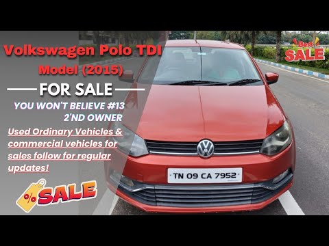 "2015 Volkswagen Polo TDI Highline – Well-Maintained, 2nd Owner, 89K KM | ₹4.25L"