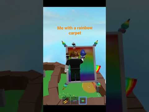 Me with a rainbow carpet #Roblox #trendingaudio