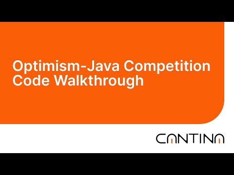 Optimism-Java Competition Code Walkthrough | Cantina