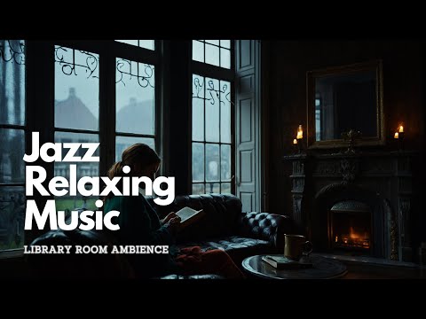 By Listening Jazz Relaxing Music Piano, You will be more Relaxed and Focused - Library Room Ambience