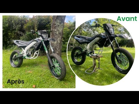 J'améliore la partie cycle de ma Derbi 50cc (restauration Derbi 50cc #3)