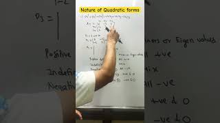 Quadratic Forms in 1 Minute! 🔥 Nature & Classification #linearalgebra #engineeringmaths #gatemaths