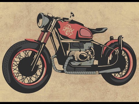 vector Motorcycle | affinity designer