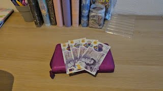 First Check-in & Unstuffing/Cash stuffing week 2 #cashstuffing #2025 #budgetingcommunity