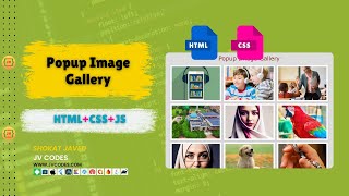 How to Make Popup Image Gallery #HTML #CSS #JavaScript #webdesign #webdevelopment
