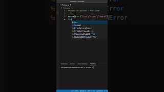 Loops in python - For Loop #pythonprogramming #python