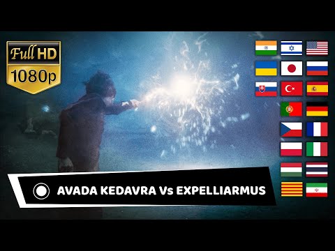 Voldemort AVADA KEDAVRA Vs EXPELLIARMUS in Different Languages