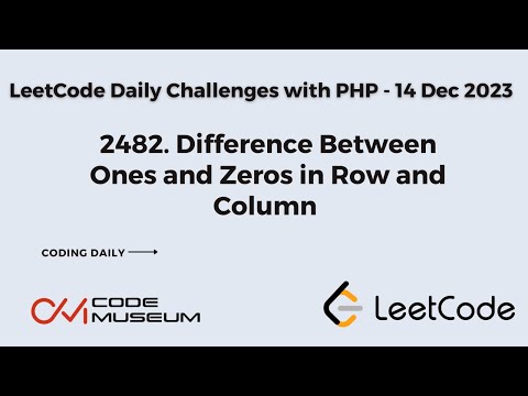 1582. Special Positions in a Binary Matrix | #leetcode  Daily Problem Solving in PHP | Daily Coding