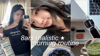 8am productive morning routine 🌱 homebody navigating my 20's, new dji osmo pocket 3