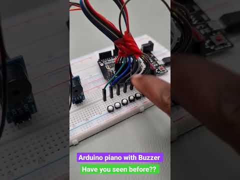 DIY Arduino Piano: How to Make a Piano using Buzzer and Push Buttons 🎹🎶😲 #diy #arduino #music #how