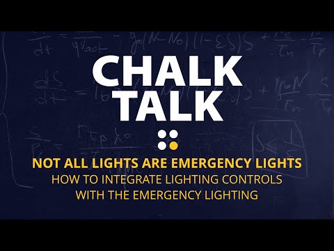 Isolite - Chalk Talk: Not All Lights Are Emergency Lights