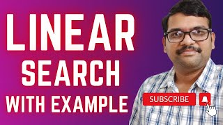 C_38,DS_22-Linear Search in C | Step-by-Step with Example | DSA using C