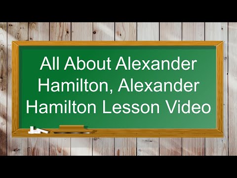 Do You Know Alexander Hamilton | Alexander Hamilton Lesson Video | All About Hamilton |