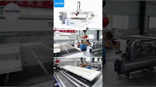 TechPro 4 axis Swing head ATC CNC machine for wood door 3d making #woodworking #cnc