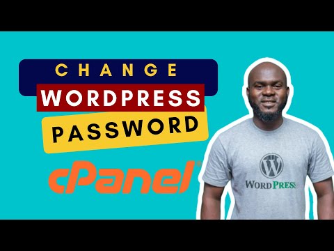 HOW To CHANGE WORDPRESS Password and Username Via CPANEL (EASY STEPS)