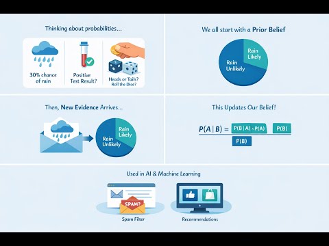 Bayes’ Theorem Explained in 5 Minutes (Simple & Visual)