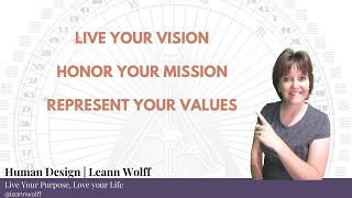 Mission, Vision, and Values | Human Design | Create your business on Purpose