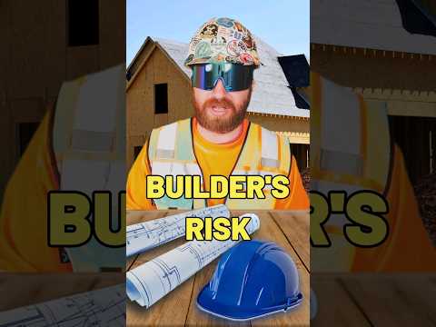 Builder's Risk #construction  #contractor #blueprint #building #constructionlife #insurance #shorts
