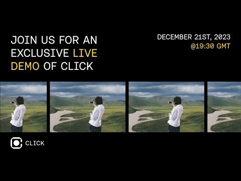 Live demo of Click - the first digital trust network