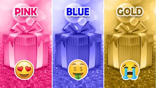 Choose Your Gift...! Pink, Blue or Gold 💗💙⭐️ How Lucky Are You? 😱 Quiz Rainbow
