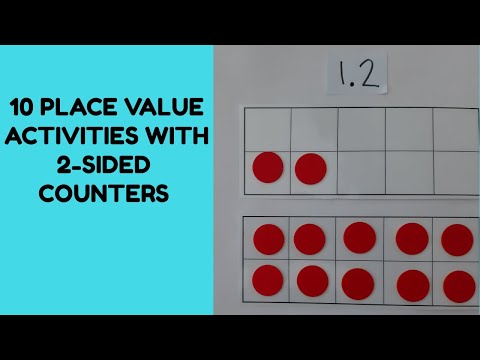 2-SIDED COUNTERS - 10 PLACE VALUE ACTIVITIES