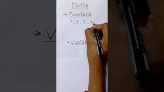 Variable & Constant #shorts #basic