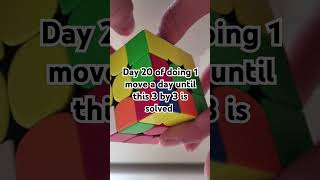 DAY 20 OF DOING 1 MOVE A DAY UNTIL ITS SOLVED