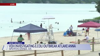 Virginia Department of Health investigating E.Coli outbreak at Lake Anna