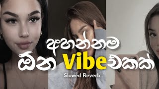 අහන්න ආස හිතෙන Vibe එකක්💗💐|Trending Slowed Reverb 2025