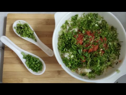 Greenonion/springonion pulao #stopmotion