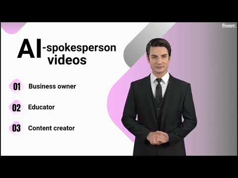 Make synthesia ai spokesperson video with human avatar in all languages for ads