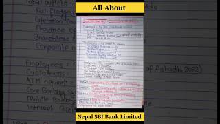 All About Nepal SBI Bank Limited #bankingexams #studytime #sbibank #bankingpreparation #bankingjobs