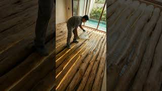 Watch this floor change with the light  #epoxy #epoxyfloor