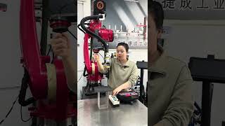 Drag-and-drop welding robot.#industrial #welding #robot #spraying #stamping
