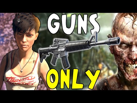 Can you beat DEAD ISLAND RIPTIDE with only Guns?!