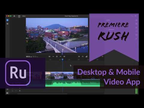 Learn how to Edit Videos with Premiere Rush - FREE Mobile & Desktop Video Editing App