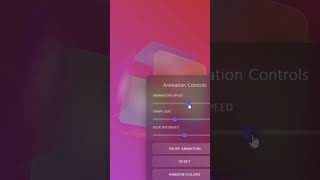3D Morphing Geometric Animation with HTML CSS JS | Creative Web Animation #htmlcss
