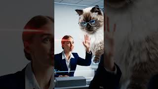 Future Job Interview: You Must Catch The Laser Pointer! 🐾 (AI Short Meme)