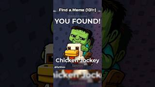 How To Get Chicken Jockey | Find a Meme ROBLOX