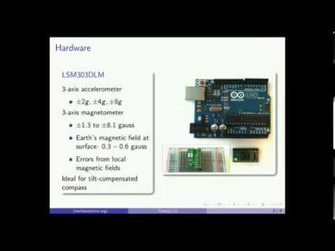 MATLAB Arduino Tutorial 12 - LSM303DLM 3-axis magnetometer Calibration and Data Acquisition