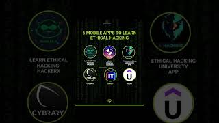 6 Mobile Apps to Learn Ethical Hacking 🔐 #cybersecurity #networking #shorts