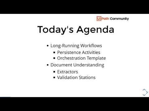 Community Meetup: Document Understanding and Long-Running Workflows
