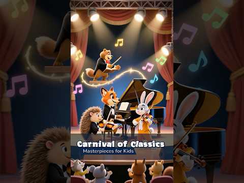 ✨ Carnival of Classics | Kids’ Magical Classical Music in 60 Seconds ✨ #classicalmusicforkids